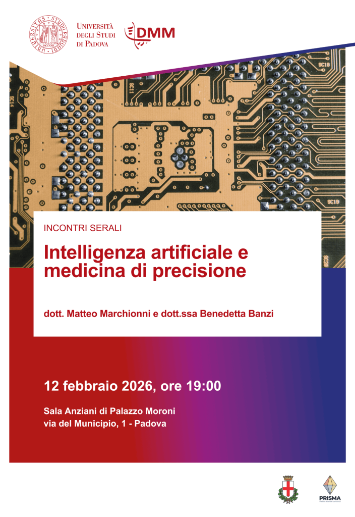 Intelligenza Artificiale e medicina di precisione Marchionni Banzi Palazzo Moroni Padova 2026