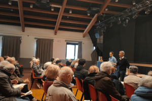 Professori Enrico Moro e Giorgio Cozza a Palazzo Moroni di Padova